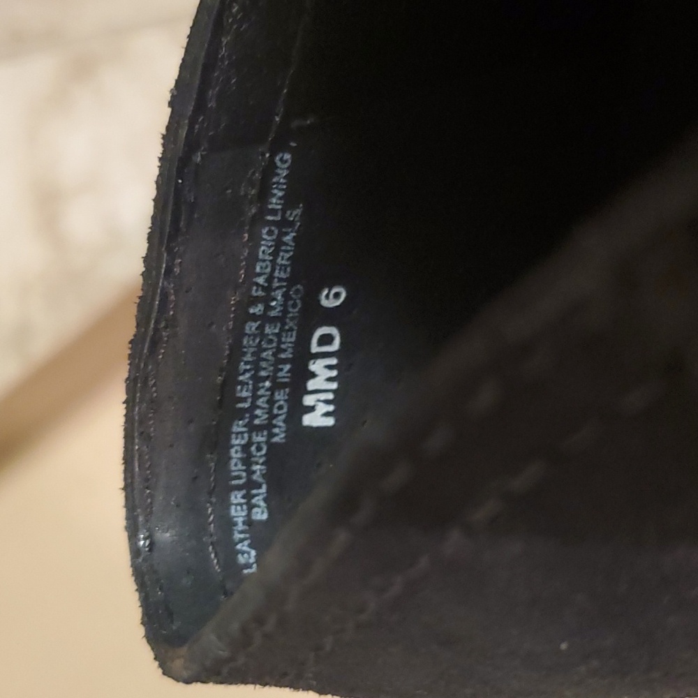 Born Tinetto black distressed wedge bootie - Picture 6 of 7